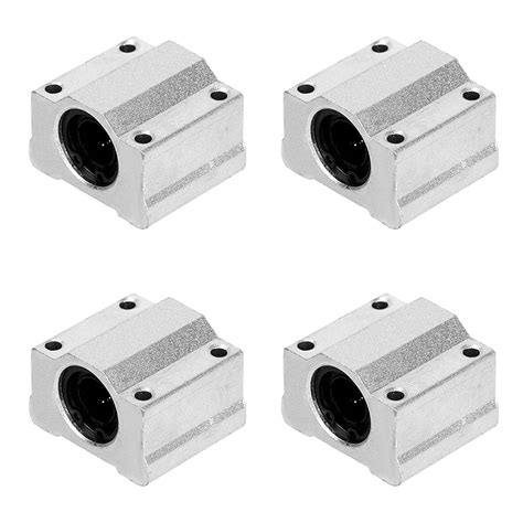 REES52 4Pcs SCS12UU Linear Motion Ball Bearing Slide Unit Bushing(12MM ...