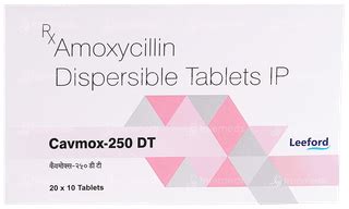 Cavmox 250 Dt Tablet 10: Uses, Side Effects, Price & Substitutes