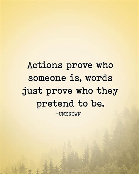 Buy quot;Actions Prove Who Someone Is"-Inspirational Quotes Wall Art -8 ...