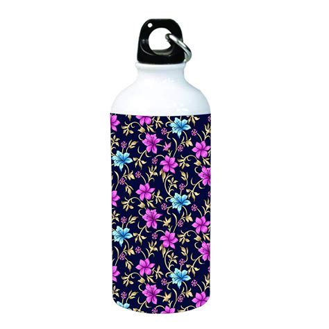 Premiercollection Trendy Floral Printed Sipper Water Bottle 600 ml ...