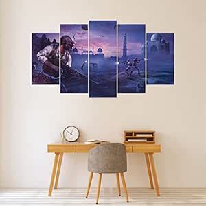 Art Kafe Pubg Indian Map Cut Pieces Sticker | Sticker for Living Room ...