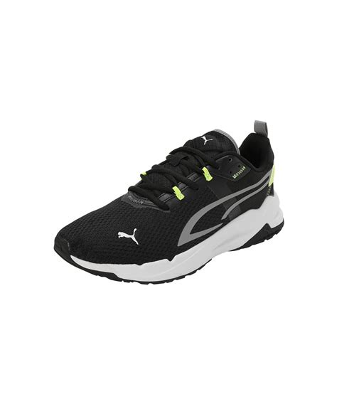 Buy Puma Unisex-Adult Stride Black-Stormy Slate-Electric Lime Sneaker ...