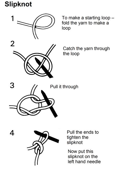 Slip Knot Crochet
