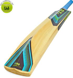 FLX by Decathlon T550 SIZE SH KASHMIR POPLAR CRICKET BAT LIGHT BLUE ...
