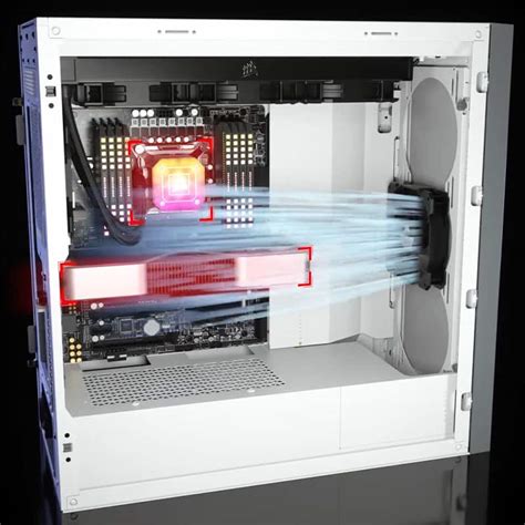 Corsair iCUE 5000X RGB Tempered Glass ATX PC Case — White