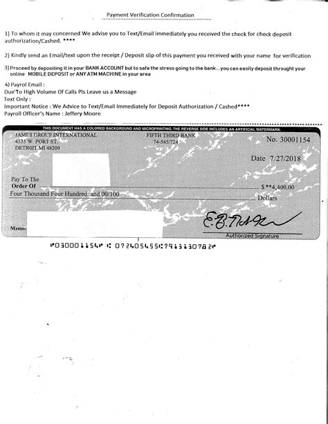 Image result for Counterfeit Check