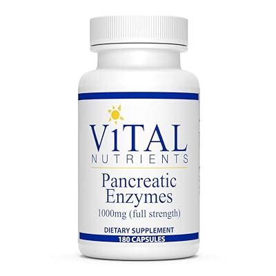 Vital Nutrients Pancreatic Enzymes 1000mg Full India | Ubuy
