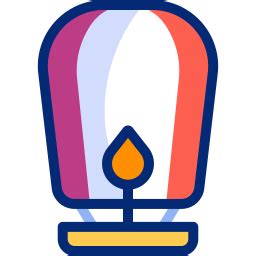 Sky lantern Animated Icon | Free cultures Animated Icon