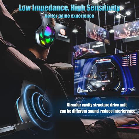 Buy TIKSCIENCE Stereo Gaming Headset for PS4 Xbox One Nintendo Switch ...