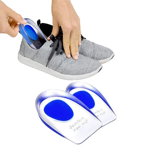 Buy Purastep Silicone Gel Heel Protector Insole Cups for Swelling, Pain ...