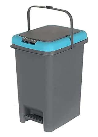 LDG WARE Plastic Step-On Chelsea Solid Push And Pedal Dustbin Dual ...