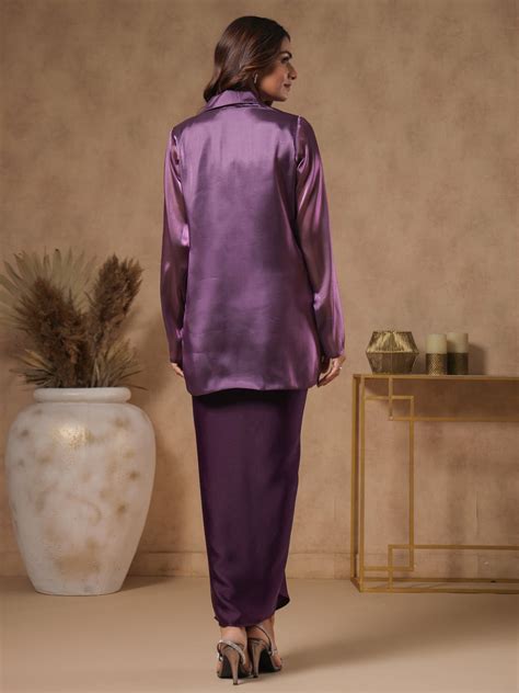 Buy Royal Amethyst Three-Piece Set Women Online in India