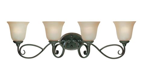 Jeremiah Lighting 24204-MB Barrett Place 4 Light Bathroom Vanity Light ...