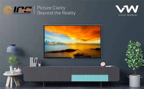 VW 80 cm (32 inches) Frameless Series HD Ready LED TV VW32A (Black ...