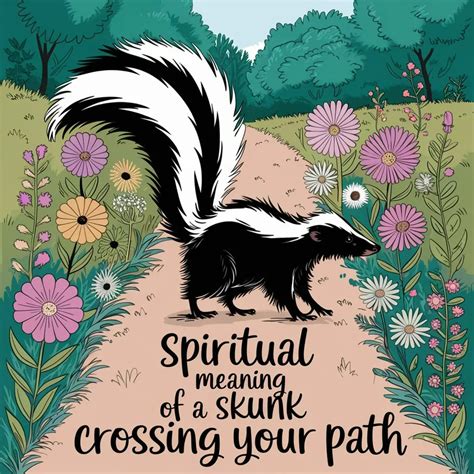 The Spiritual Meaning Of A Skunk Crossing Your Path