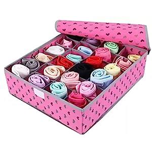 Prabhaav Corporate Solutions NON- WOVEN 24 SHELF FOLDABLE STORAGE BOX ...