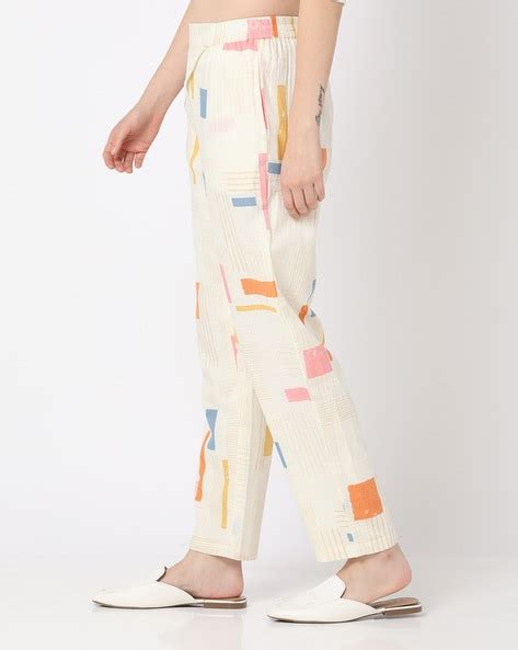 Buy Off-White Pants for Women by Svrnaa Online | Ajio.com