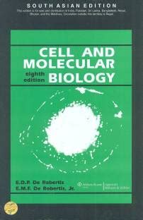 Cell and Molecular Biology: Buy Cell and Molecular Biology by Robertis ...