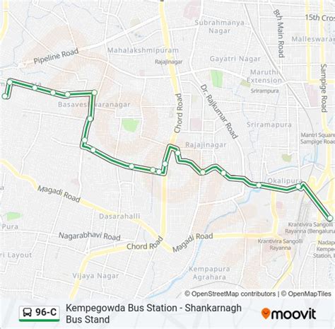 96c Route: Schedules, Stops & Maps - Kempegowda Bus Station (Updated)