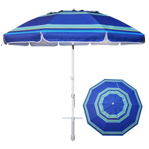Snapklik.com : AMMSUN 8 Feet Large Beach Umbrella