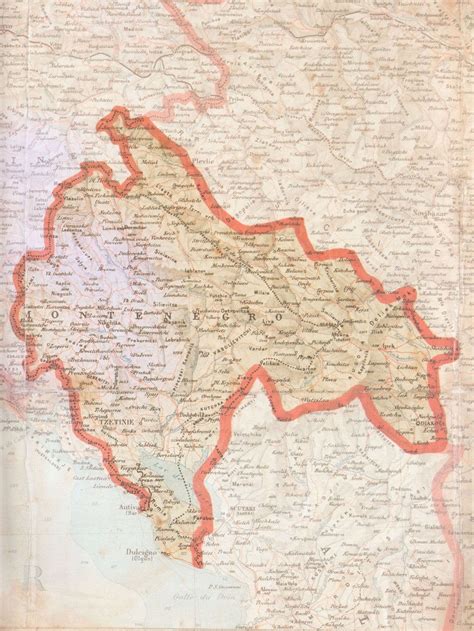 Karta Kraljevine Crne Gore 1913. godine.  Map of the Kingdom of Montenegro 1913. : r/Crnogorstvo - kingdom of montenegro