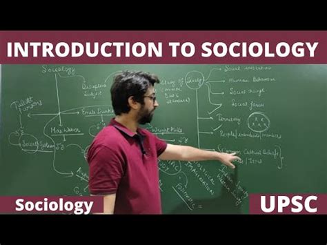 What is Sociology? Video Lecture - Sociology Optional for UPSC (Notes)