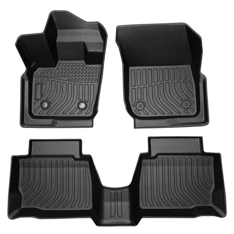 Deewin Car Floor Mats for 2017-2020 Ford Fusion, All-Weather TPE Rubber ...