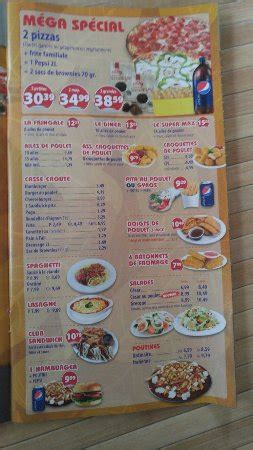 PIZZA MAX, Saint Jerome - Menu, Prices & Restaurant Reviews - Tripadvisor