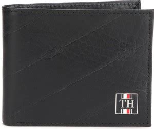 TOMMY HILFIGER Men Black Genuine Leather Wallet Black - Price in India ...
