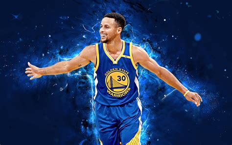 Download Stephen Curry Smiling NBA Desktop Wallpaper | Wallpapers.com