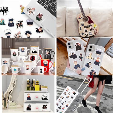 Mystylecos jjk Sticker Type B 50pieces no-Duplicate Stickers India | Ubuy