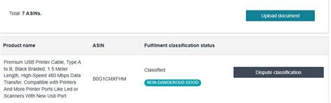 MY LISTING IS INACTIVE AFTER NON- DANGAROUS GOODS APPROVAL