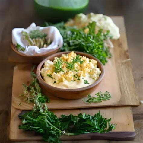 Queso de coliflor vegano - recetas de quesos