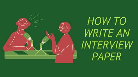How to Write a Interview 的图像结果