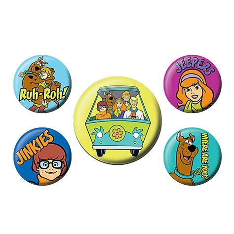Pyramid International Genuine Scooby Doo Mystery Machine Team 5 Piece ...