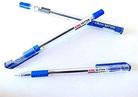 Sic Elkos Better Blue Ball Pen (pack Of 50) : Amazon.in: Office Products