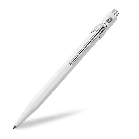 Caran d'Ache 849 Popline White Ball Pen | Buy Online | Caran D' Ache ...