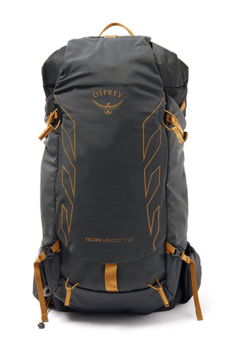 Osprey Talon Velocity 20 - Dark Charcoal / Tumbleweed Yellow – Outsiders Store UK