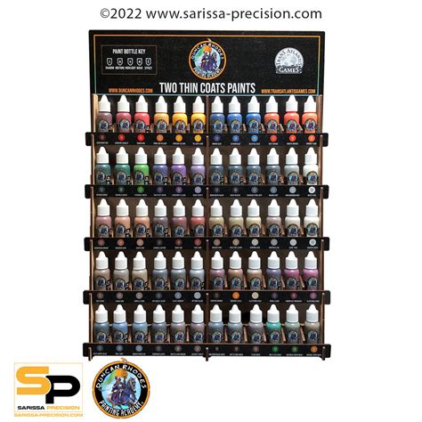 Full Set (60 pots) of Duncan Rhodes - Two Thin Coats Wave 1 Paints plu ...