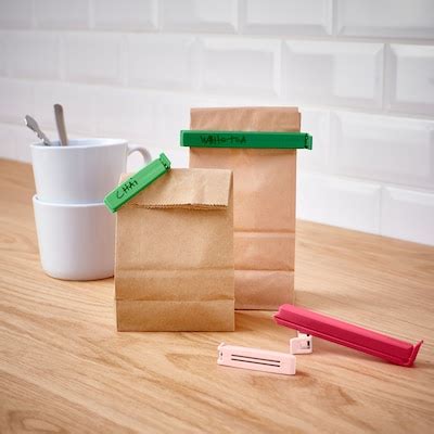 BEVARA sealing clip, set of 26, mixed colours - IKEA