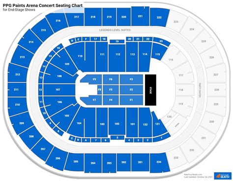 PPG Paints Arena Concert Seating Chart - RateYourSeats.com