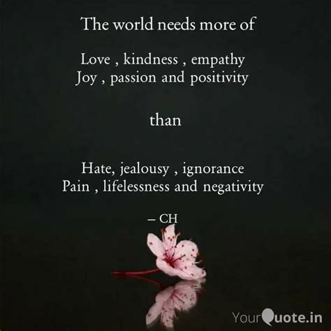 Love , kindness , empathy... | Quotes & Writings by ..... kumar | YourQuote