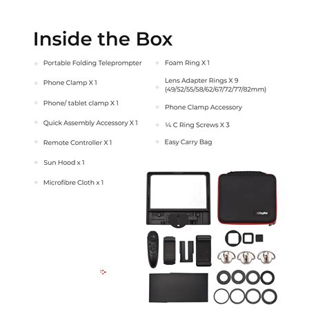 Buy Digitek DTP-010 10" Teleprompter for Smartphones & DSLRs Online