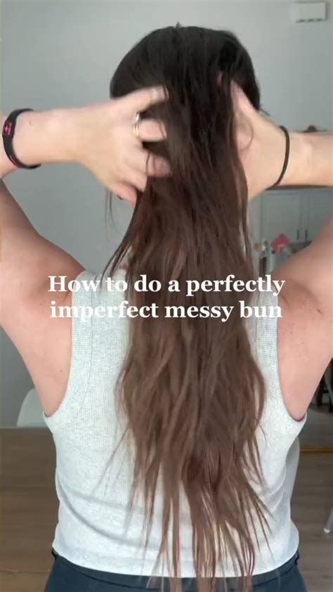Easy messy low bun | Bun hairstyles, Hair bun tutorial, Hair up styles