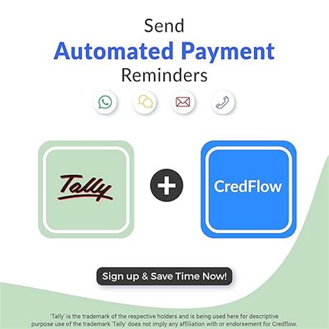 CREDFLOW Automated payment reminder software and tally on mobile ...