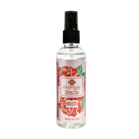 Buy Kazarmaa British Rose Face & Body Mist For Glowing Skin - No ...