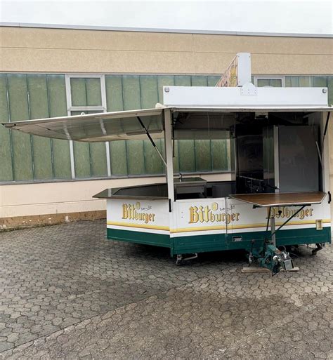 Foodtruck kompletter Imbisswagen Verkaufsanhänger Imbissstand Bitburger ...