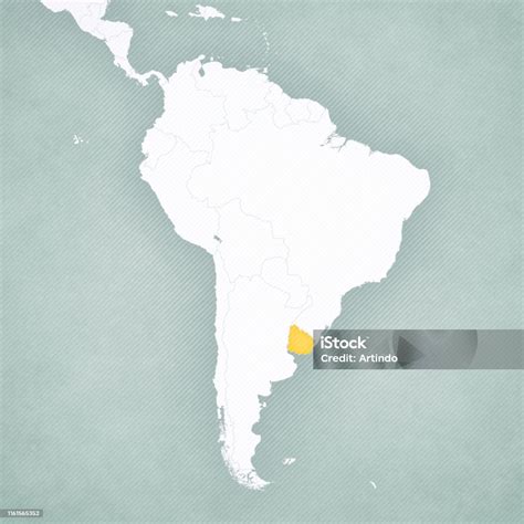 Map Of South America Uruguay Stock Illustration - Download Image Now - Continent - Geographic ...