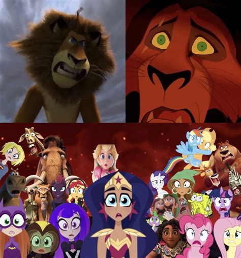 TrollsMadagascar Alex vs scar by Miguelucm on DeviantArt