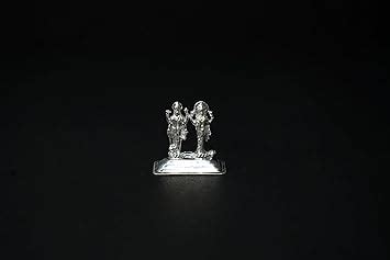 Buy Prakruthi Pure Silver Lakshmi Narayana Silver Idol 6.42 Grams ...